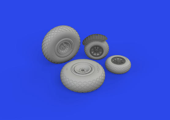 B-24J wheels 1/48  - 2