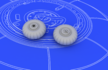 Bf 110C/D wheels 1/72 - 2/2