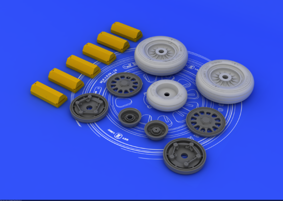 F-117A wheels 1/32  - 2