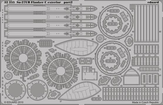 Su-27UB Flanker C exterior 1/32  - 2