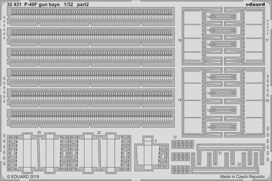 P-40F gun bays 1/32  - 2