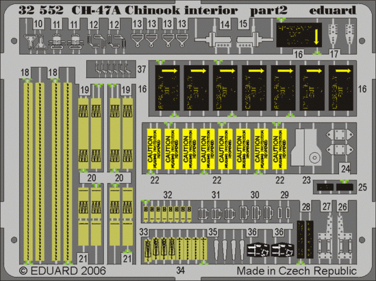 CH-47A Chinook interior 1/35  - 2