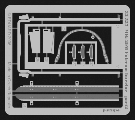 MiG-29M Fulcrum interior 1/32  - 2