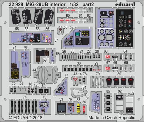 MiG-29UB interior 1/32  - 2