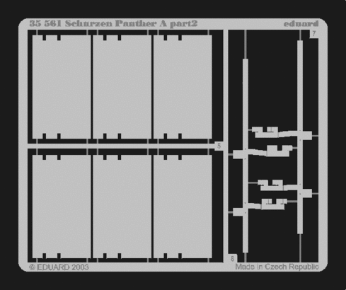 Schürzen Panther Ausf.A 1/35  - 2