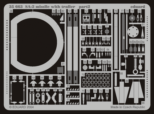 SA-2 missile with trailer 1/35  - 2