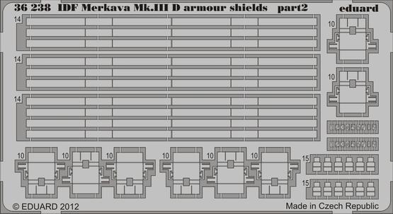 IDF Merkava Mk.IIID armour shields 1/35  - 2