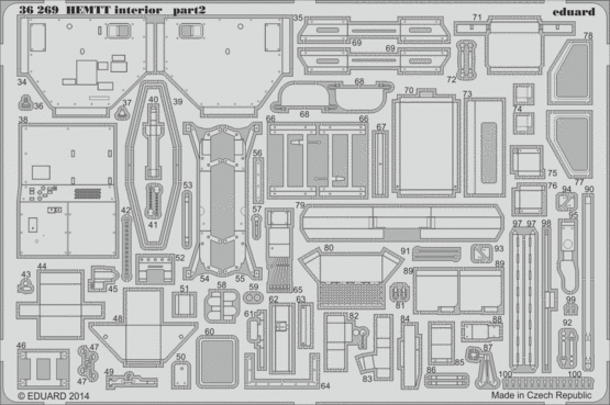 HEMTT interior - colour 1/35  - 2