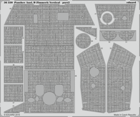 Panther Ausf. D Zimmerit Vertical 1/35  - 2