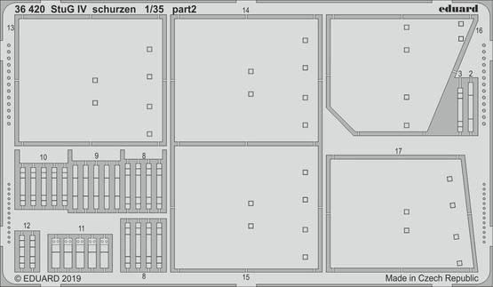 StuG IV schurzen 1/35  - 2