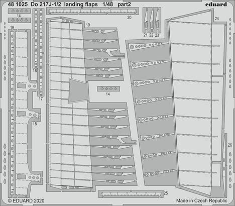 Do 217J-1/2 landing flaps 1/48  - 2