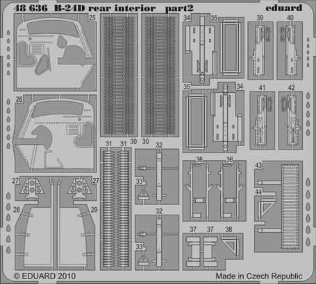 B-24D rear interior 1/48  - 2