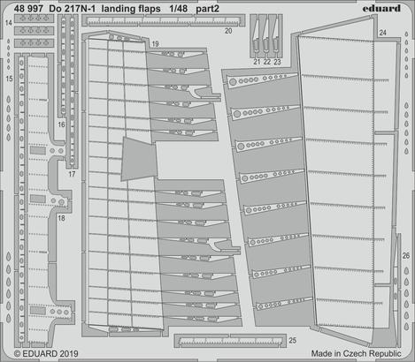 Do 217N-1 landing flaps 1/48  - 2