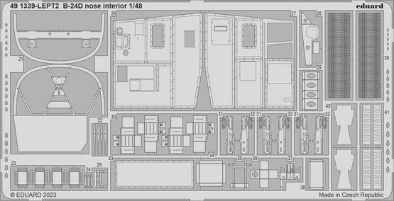 B-24D nose interior 1/48  - 2