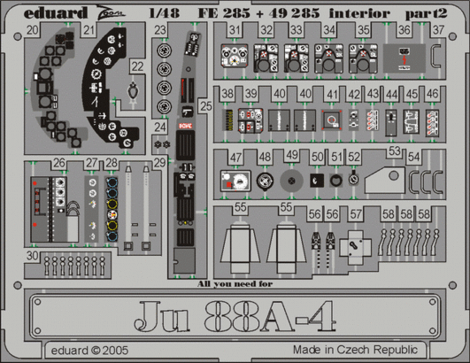 Ju 88A-4 interior 1/48  - 2