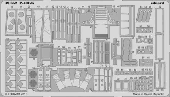 P-40E/K S.A. 1/48  - 2