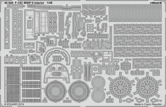 F-15C MSIP II interior 1/48  - 2