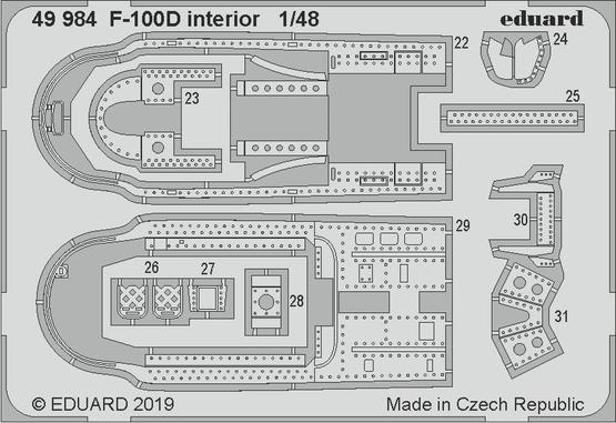 F-100D interior 1/48  - 2