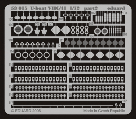 U-boat VIIC/41 1/72  - 2