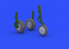 Me 262 wheels 1/32 - 2/4