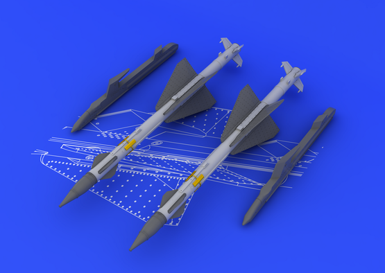 R-23R / AA-7 Apex (2pcs) 1/48  - 2