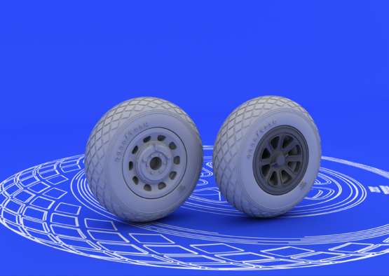 P-51 wheels 1/48  - 2