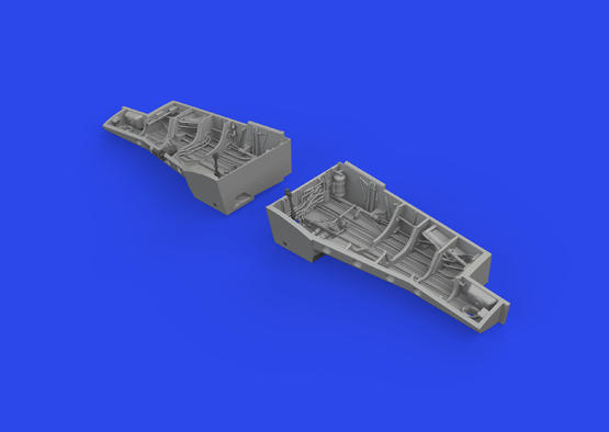 P-51B/C wheel bay PRINT 1/48  - 2