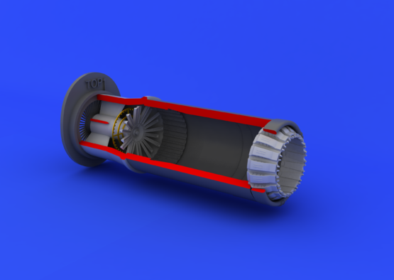 MiG-21PF/PFM exhaust nozzle 1/48  - 2