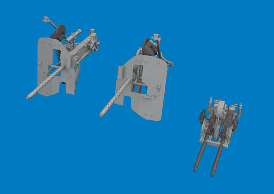 PBY-5A machine guns PRINT 1/48  - 2