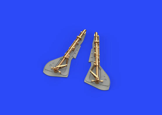 Fw 190A-8 undercarriage legs BRONZE 1/48  - 2