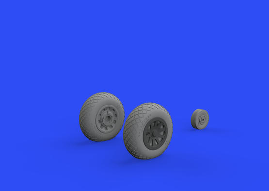 P-51D wheels diamond tread 2 1/48  - 2