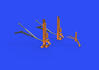 B-17G undercarriage legs BRONZE 1/48 - 2/3