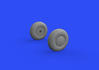 Tiger Moth wheels 1/48 - 2/3