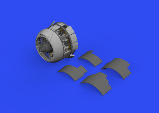 FM-1 motor PRINT 1/48  - 2