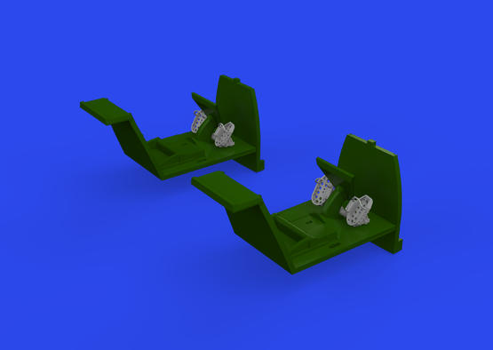 Bf 109E rudder pedals late PRINT 1/48  - 2