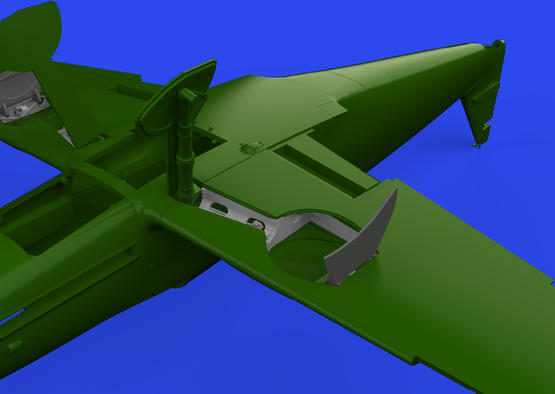 Bf 109K-4 wheel bays PRINT 1/48  - 2