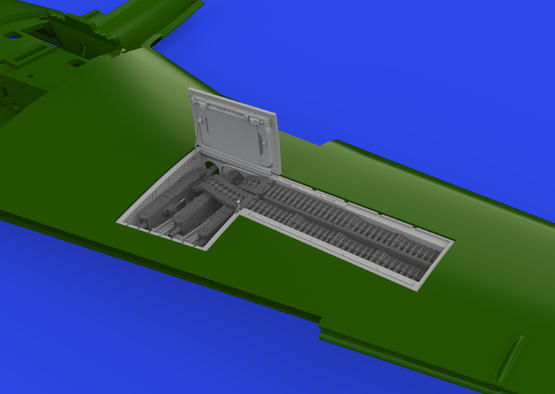 P-51D gun bays PRINT 1/72  - 2