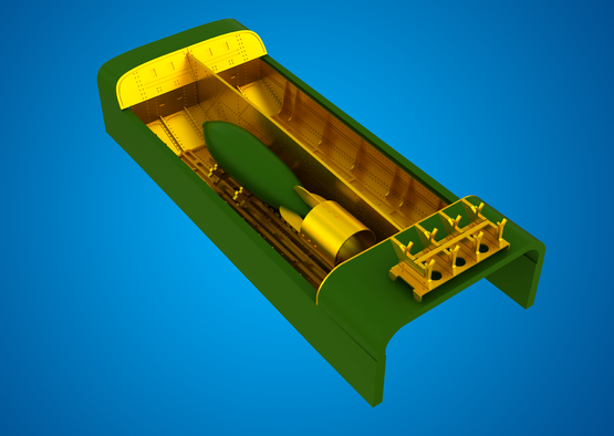 Blenheim Mk.I bomb bay 1/72  - 2