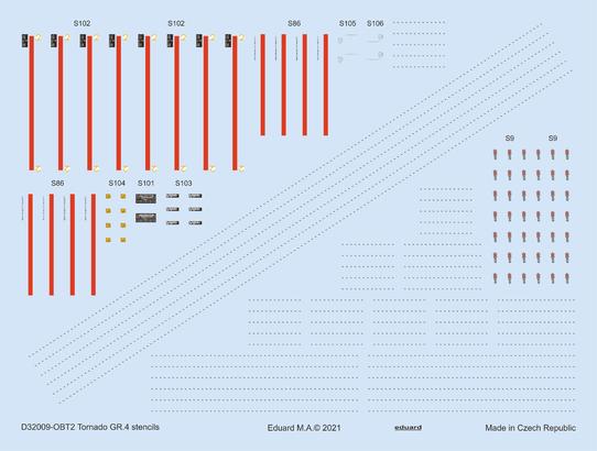 Tornado GR.4 popisky 1/32  - 2