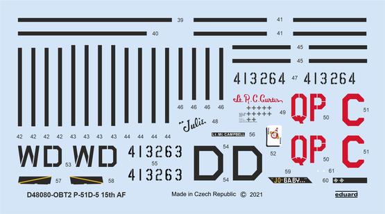 P-51D-5 &quot;15th AF&quot; 1/48  - 2