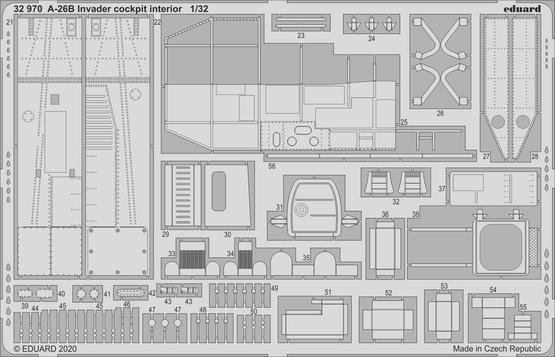 A-26B Invader cockpit interior 1/32  - 2