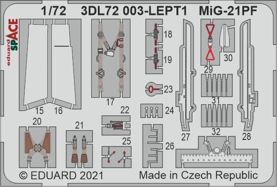 MiG-21PF SPACE 1/72  - 2