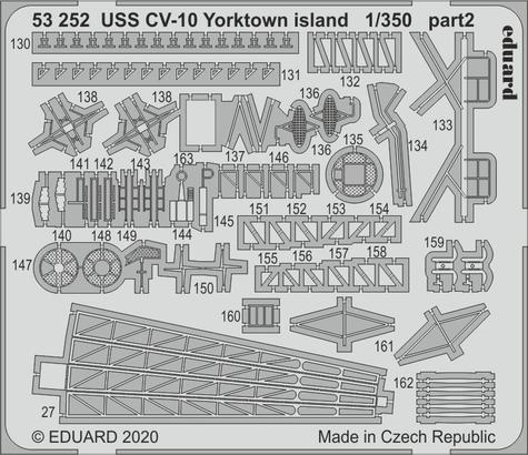 USS CV-10 Yorktown island 1/350  - 2