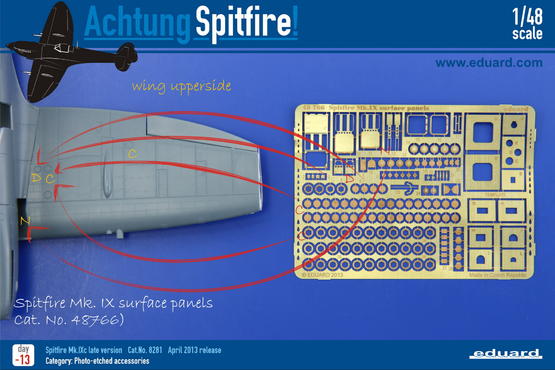 Spitfire Mk.IX surface panels 1/48  - 3