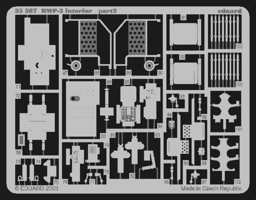 BMP-3 interior 1/35  - 3