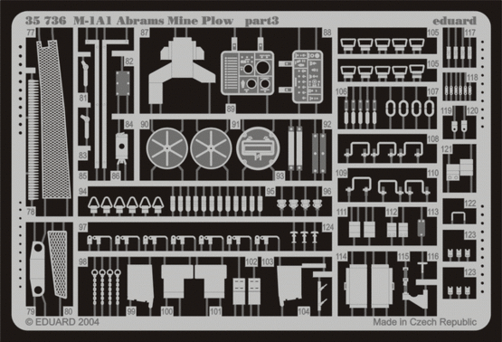 M-1A1 Mine Plow 1/35  - 3