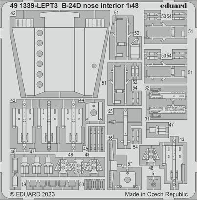 B-24D nose interior 1/48  - 3