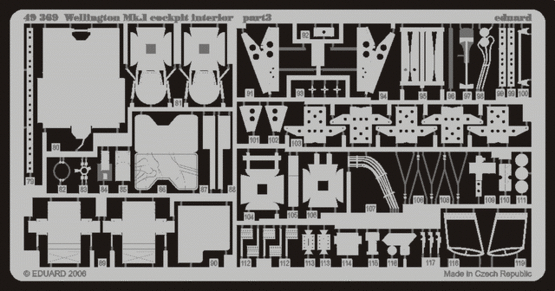 Wellington Mk.I cockpit interior 1/48  - 3