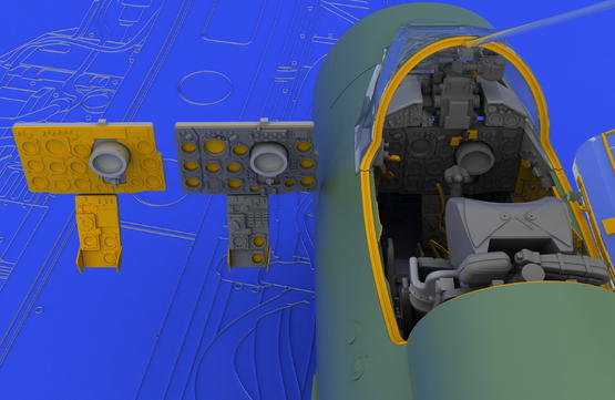 MiG-21SMT interior 1/48  - 3