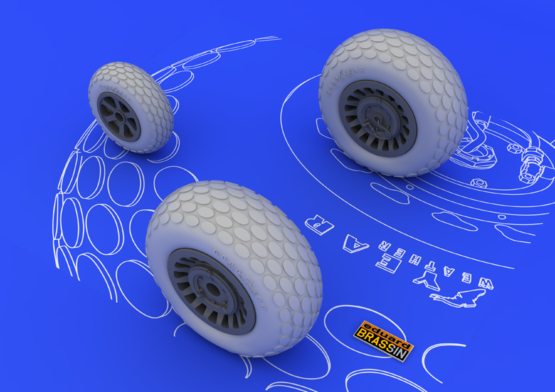 P-61 wheels 1/48  - 3